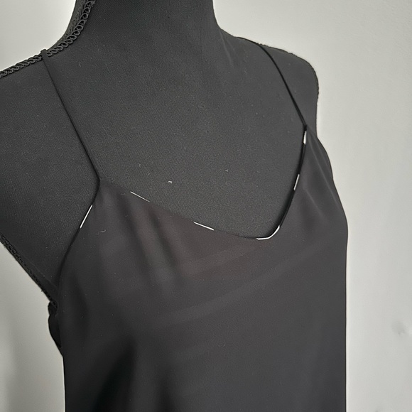 Express Reversible Black & White Striped Tank, size S - Picture 6 of 7